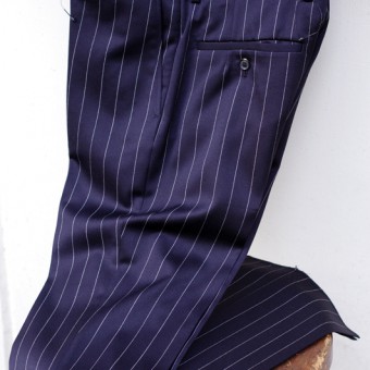 TUXEDO CLOTH STRIPE PANTS