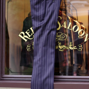 TUXEDO CLOTH STRIPE PANTS