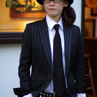 TUXEDO CLOTH STRIPE JACKET