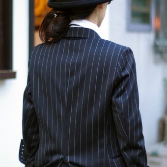 TUXEDO CLOTH STRIPE JACKET