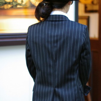 TUXEDO CLOTH STRIPE JACKET