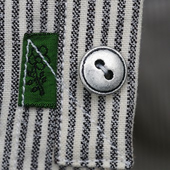 NO COLLAR SHIRTS [GRANDRELLE STRIPE]