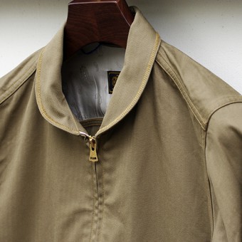 ROUND COLLAR SPORTS JACKET [COMBED YARN HB]
