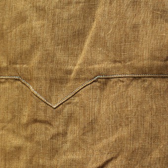 OPEN COLLAR LINEN SHIRTS [SHORT SLEEVE]