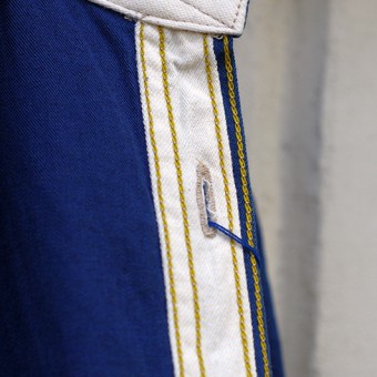 D.C. SHIRT [ROUND COLLAR] BLUE