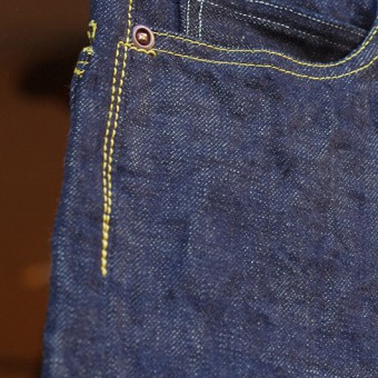 STRAIGHT DENIM PANTS [14oz]