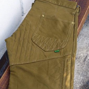 PADDED MILITARY PANTS [STRAIGHT]