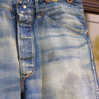 BUCKLE BACK WAIST OVER-ALL