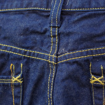 STRAIGHT DENIM PANTS [12oz]