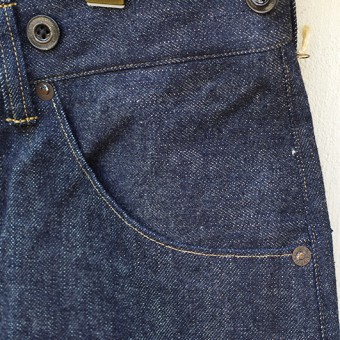 SINGLE NEEDLE WAIST OVER-ALL 