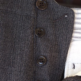 WOOL TIGHT STRAIGHT SLACKS