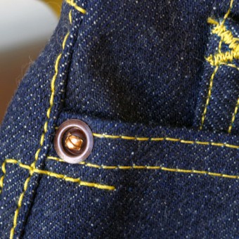 TIGHT-STRAIGHT DENIM PANTS [15oz RIGID]