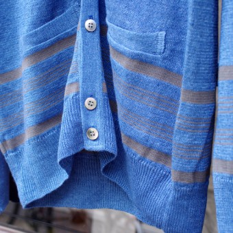 SLIM BODER INDIGO CARDIGAN