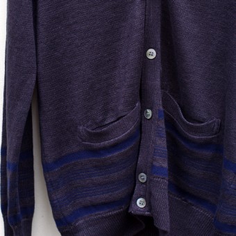 SLIM BODER INDIGO CARDIGAN