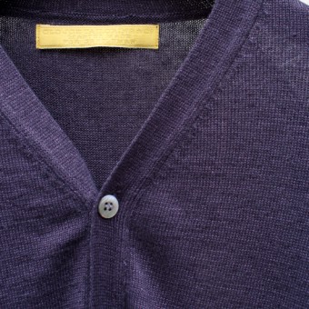 SLIM BODER INDIGO CARDIGAN