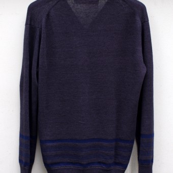 SLIM BODER INDIGO CARDIGAN