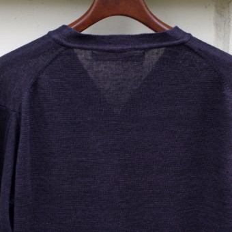 SLIM BODER INDIGO CARDIGAN