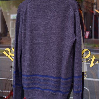 SLIM BODER INDIGO CARDIGAN