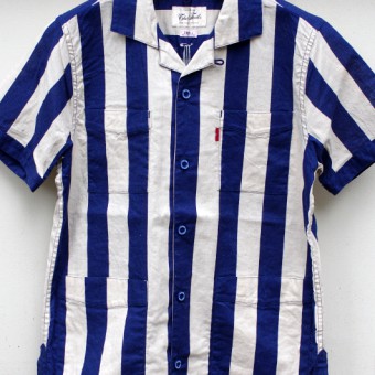 MARINE STRIPE CUBA SHIRT