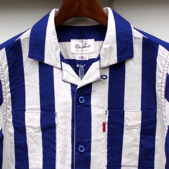 MARINE STRIPE CUBA SHIRT