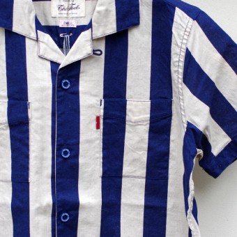 MARINE STRIPE CUBA SHIRT