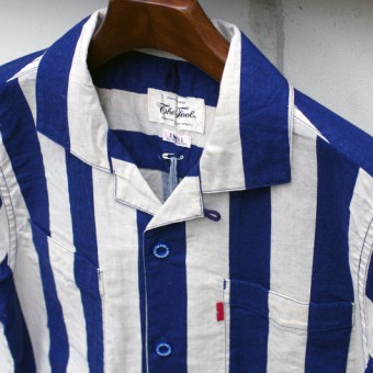 MARINE STRIPE CUBA SHIRT