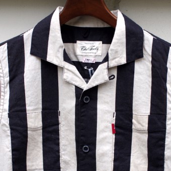 MARINE STRIPE CUBA SHIRT