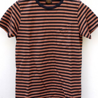BORDER POCKET T-SHIRTS WITH PATCH