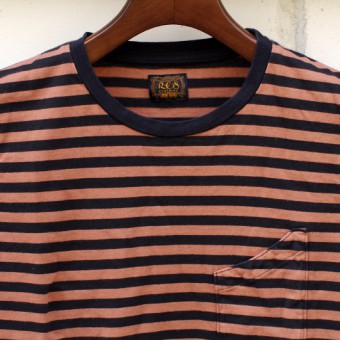 BORDER POCKET T-SHIRTS WITH PATCH