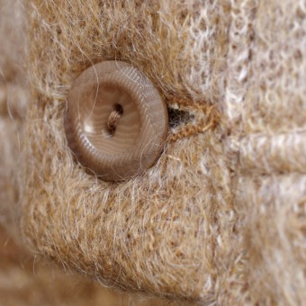 MOHAIR FANCY CHECK CARDIGAN