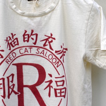 MARUA x RED CAT SALOON 赤猫的衣派 STENCIL T-SHIRTS