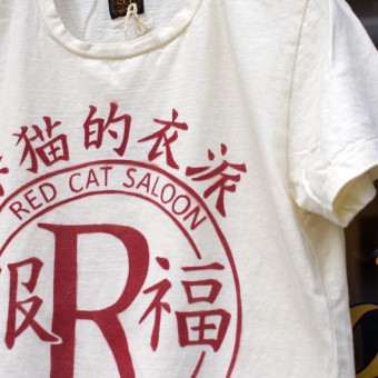 MARUA x RED CAT SALOON 赤猫的衣派 STENCIL T-SHIRTS