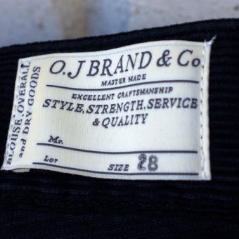 CORD TAPERD JEANS