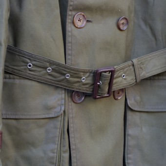AD-WX-03 OILED  DOUBLE-BREASTED MC COAT