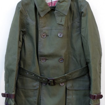 AD-WX-03 OILED  DOUBLE-BREASTED MC COAT