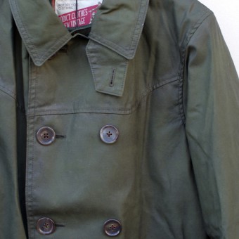 AD-WX-03 OILED  DOUBLE-BREASTED MC COAT