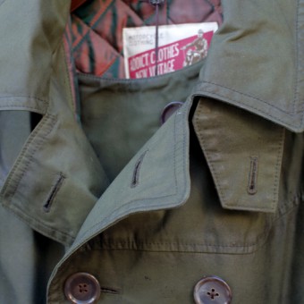 AD-WX-03 OILED  DOUBLE-BREASTED MC COAT