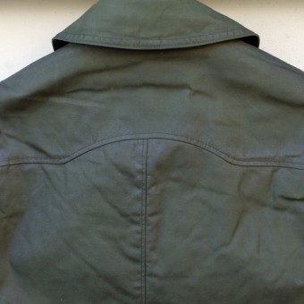 AD-WX-03 OILED  DOUBLE-BREASTED MC COAT