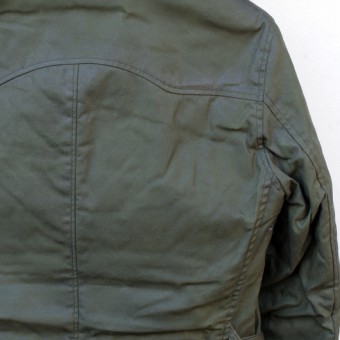 AD-WX-03 OILED  DOUBLE-BREASTED MC COAT