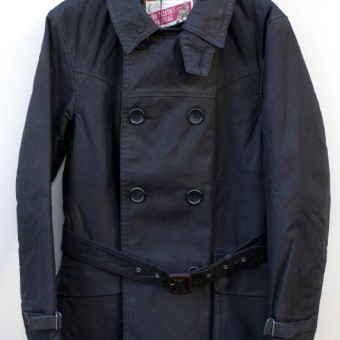 AD-WX-03 OILED  DOUBLE-BREASTED MC COAT