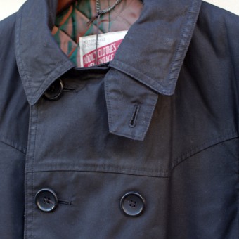 AD-WX-03 OILED  DOUBLE-BREASTED MC COAT