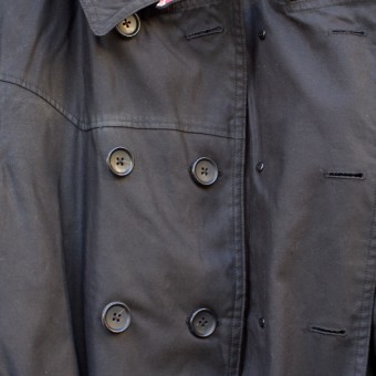 AD-WX-03 OILED  DOUBLE-BREASTED MC COAT