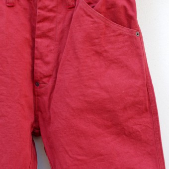 BACK PATCH PANTS [COLOR DENIM]