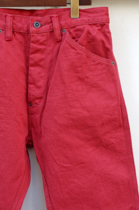 BACK PATCH PANTS [COLOR DENIM]