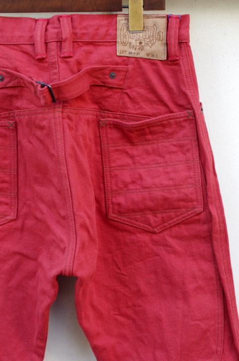 BACK PATCH PANTS [COLOR DENIM]