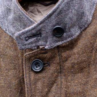 LINEN TWEED CHESTER FIELD CAOT