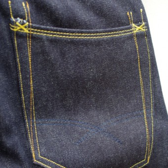 TIGHT-STRAIGHT DENIM PANTS [15oz RIGID]
