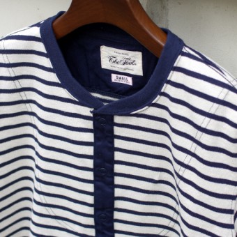 MARINE BORDER KNITTED SHIRT