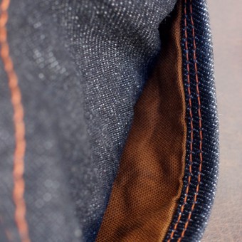 STRAIGHT DENIM PANTS [SULFA-BK]
