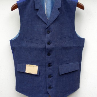 NOTCHED RAPEL WAIST COAT